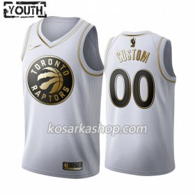 Dres Toronto Raptors Prilagođeni Nike 2019-20 Bijela Golden Edition Swingman - Dječji